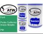 Preview: Ford, Probe California Green Metallic, PM: 500ml Lackdose + 500ml Klarlack + 250ml Härter - Set, von ATW Autoteile West.